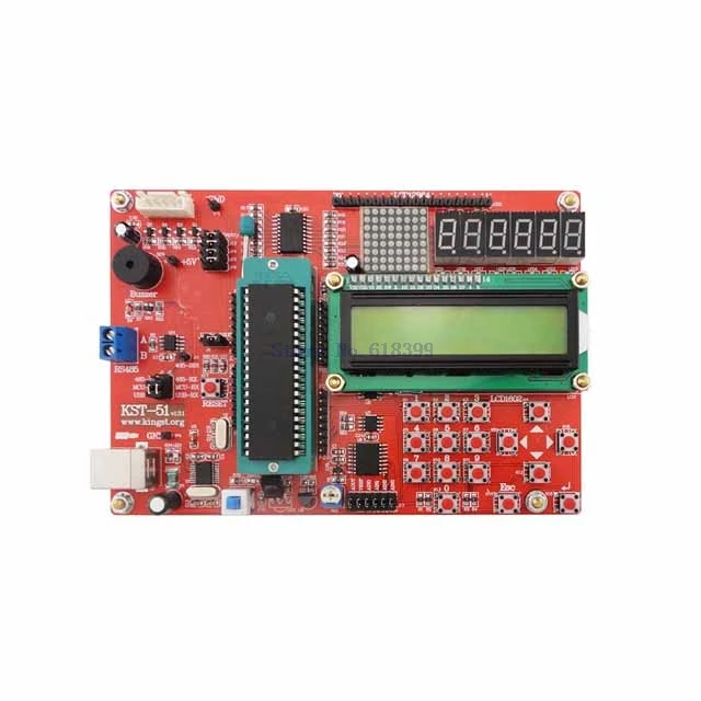 

A19-- Microcontroller KST-51 Development Board MCU Experiment Board 51 MCU Learning Board Kit