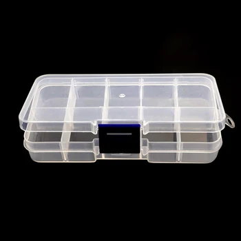

1 Piece Plastic Transparent High Quality Removable Jewelry Bead Storage Gift Makeup Travel Packaging Display Rack Wholesale