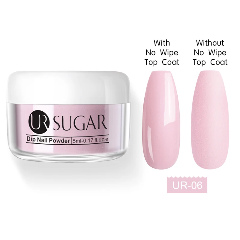 Ur Sugar 5 мл цвета погружающийся порошок для ногтей мерцающий блеск 21 цвет пигментная Пыль для украшения ногтей Маникюрные советы - Цвет: UR-06
