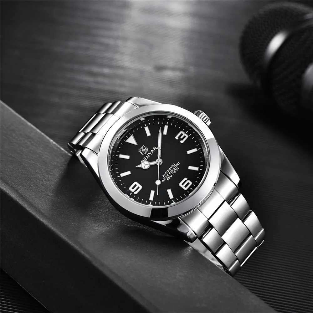 Men's Automatic Mechanical Watch 9 Hab109edf195c45f88e3482f6fa46c3abZ