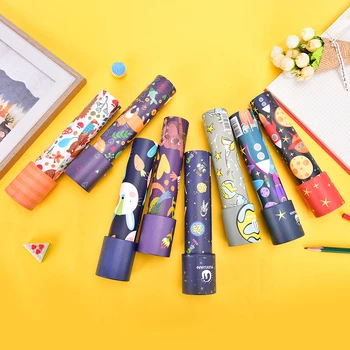 Colorful Cartoon 3D Kaleidoscope Magic Toddler Sensory Educational Toys Imaginative Fancy World For Kids Birthday Gift Random 1