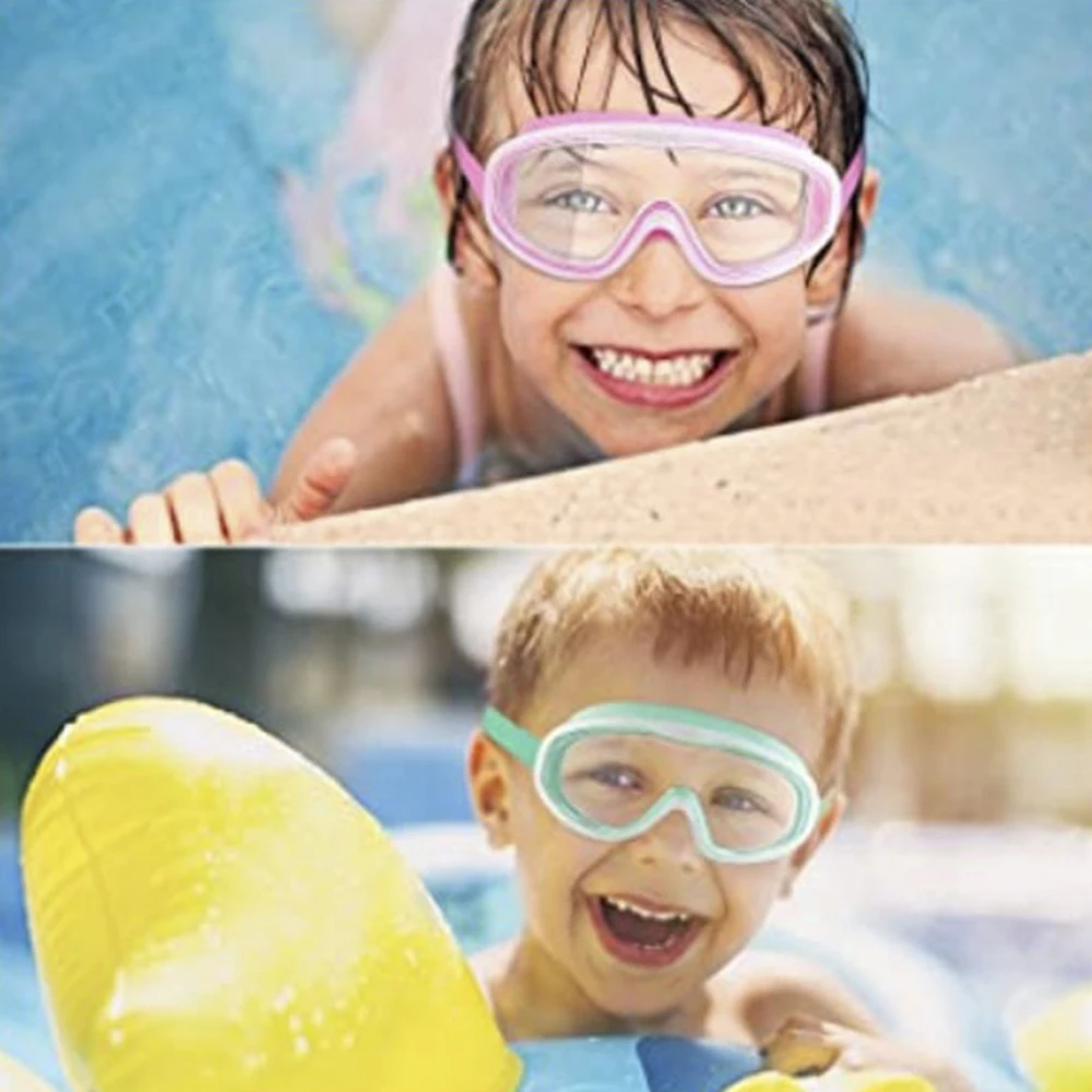 Lunettes De Natation Enfant Anti-buée Et Anti-UV - Avec Pont De Nez Ajustable - Pour Piscine Et Plongée - 10