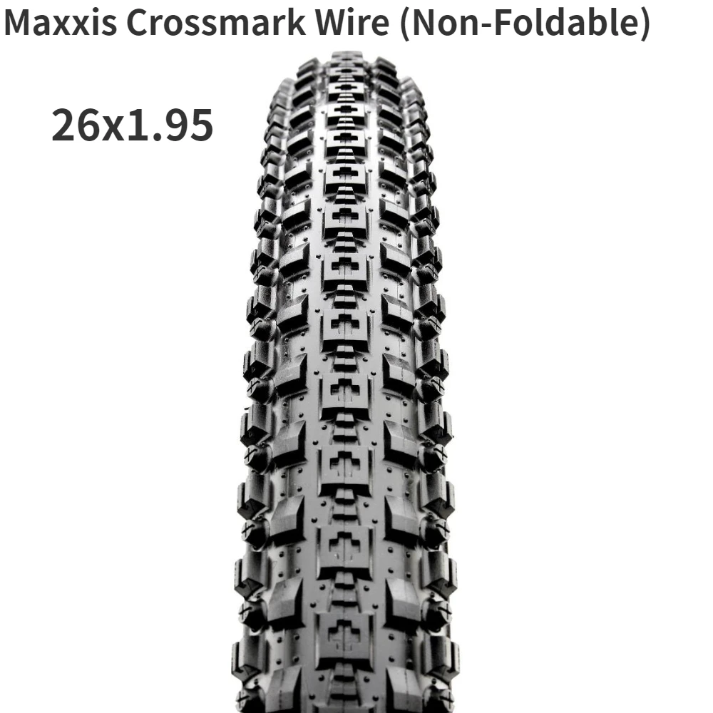 26x1.95 Maxxis Crossmark MTB, покрытый вязальной проволокой(Non-Складная) 26x1,95/2,1/2,25 27,5x1,95/2,1 29x2,1 горный велосипед провода шин - Цвет: 26x1.95