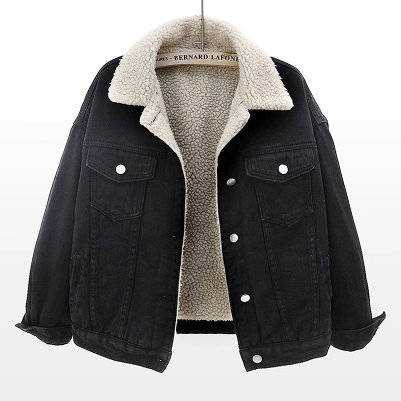 Winter Lambswool Liner Denim Jacket 