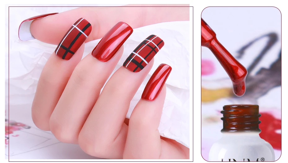 HNM металлический УФ-гель для ногтей 8 мл DIY Narl Art Soak Off Гибридный лак светодиодный Полуперманентная краска Лаковая эмаль