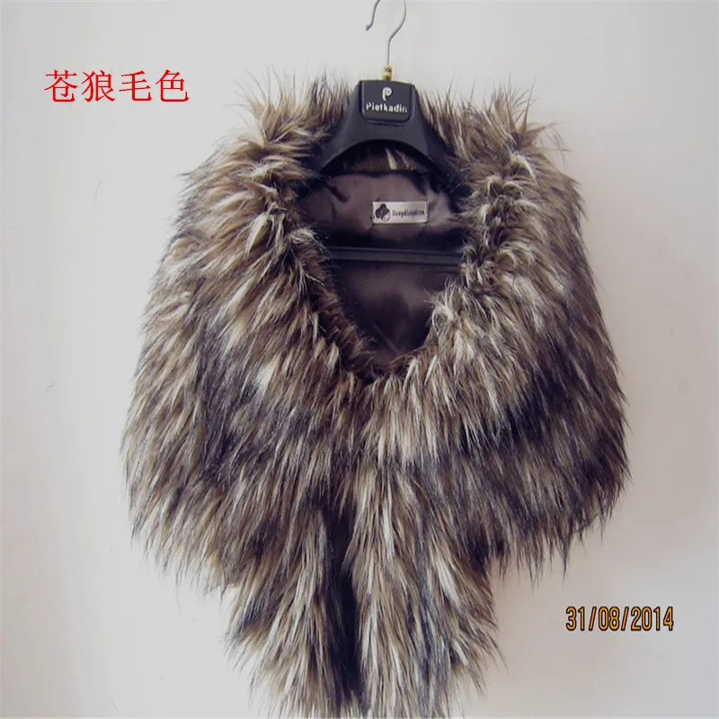 Purple Fur Shawl Short Faux Rabbit Fur Wraps Bridal Jacket Women Cape Fourrure Feather Bridal Cape