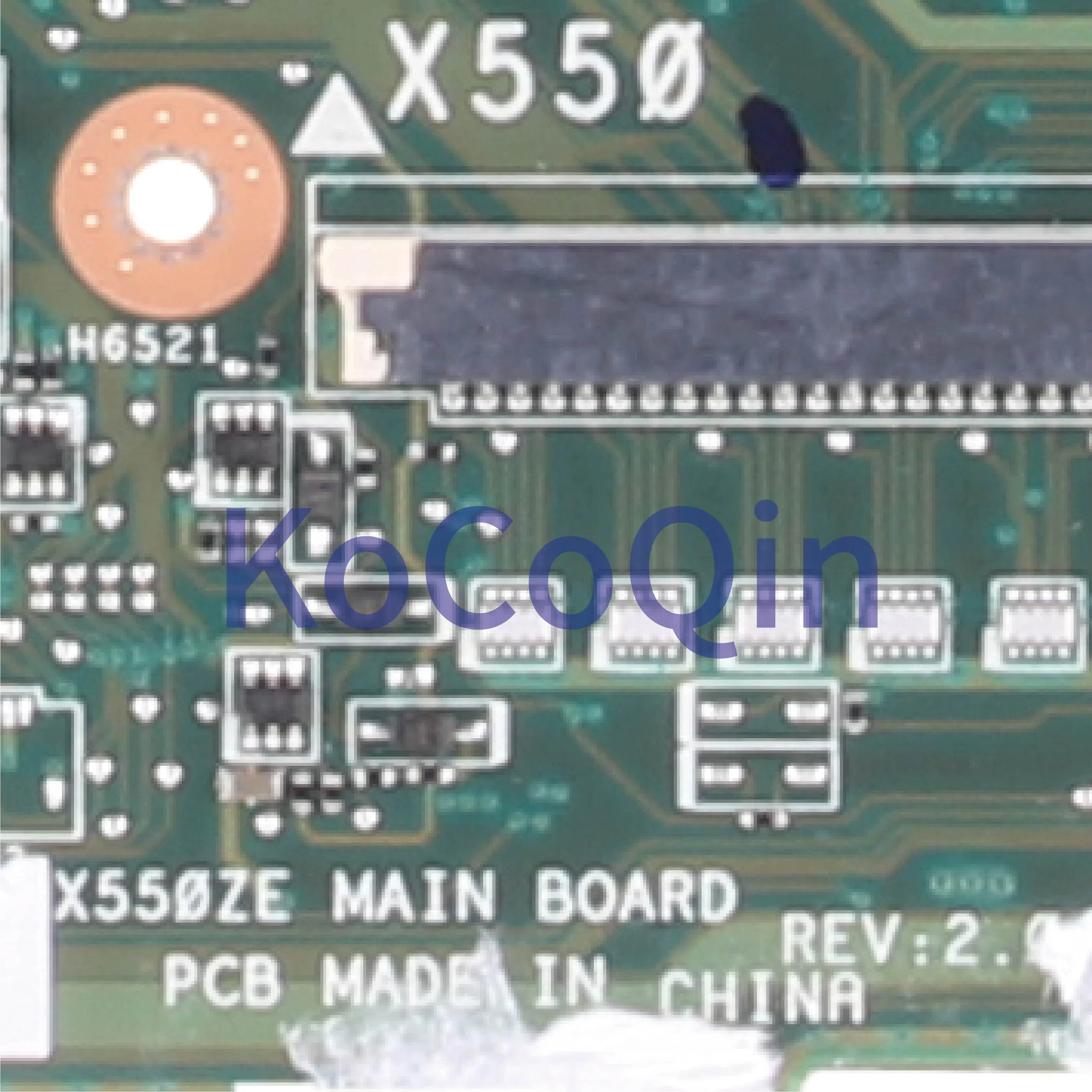 Placa-mãe para Notebook Asus X550ze X550za X550z Vm590z K550z X555z Rev.2.0 Placa Principal Am740 2160856040 2g - Imagem 4