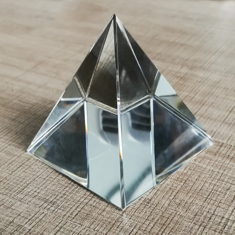 Optical Prism Quadrangular Pyramid 100mm Optical Height Rectangular Pyramid Optical Scientific Experimental Instruments Student