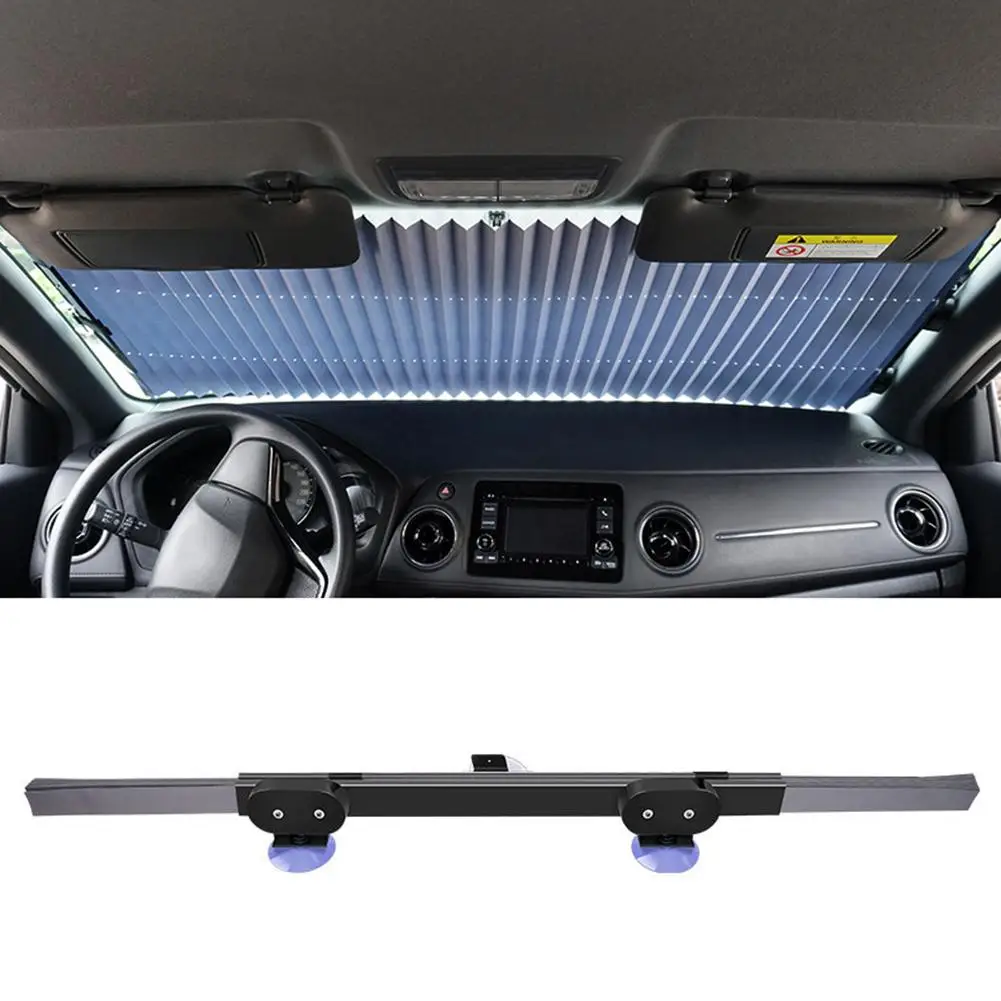 New Car Window Sunshade Retractable Sun Shade Roller Blind Block Covers for UV Rays and Heat Protection Dropshipping |