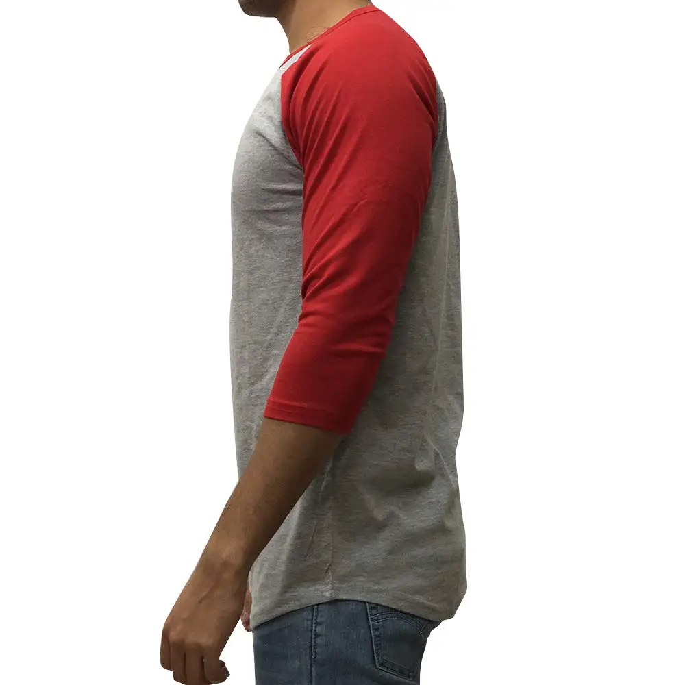 Cena 86USD męska zwykła raglanowa koszulka baseballowa koszulka Unisex rękaw dorywczo sportowa koszulka Jersey