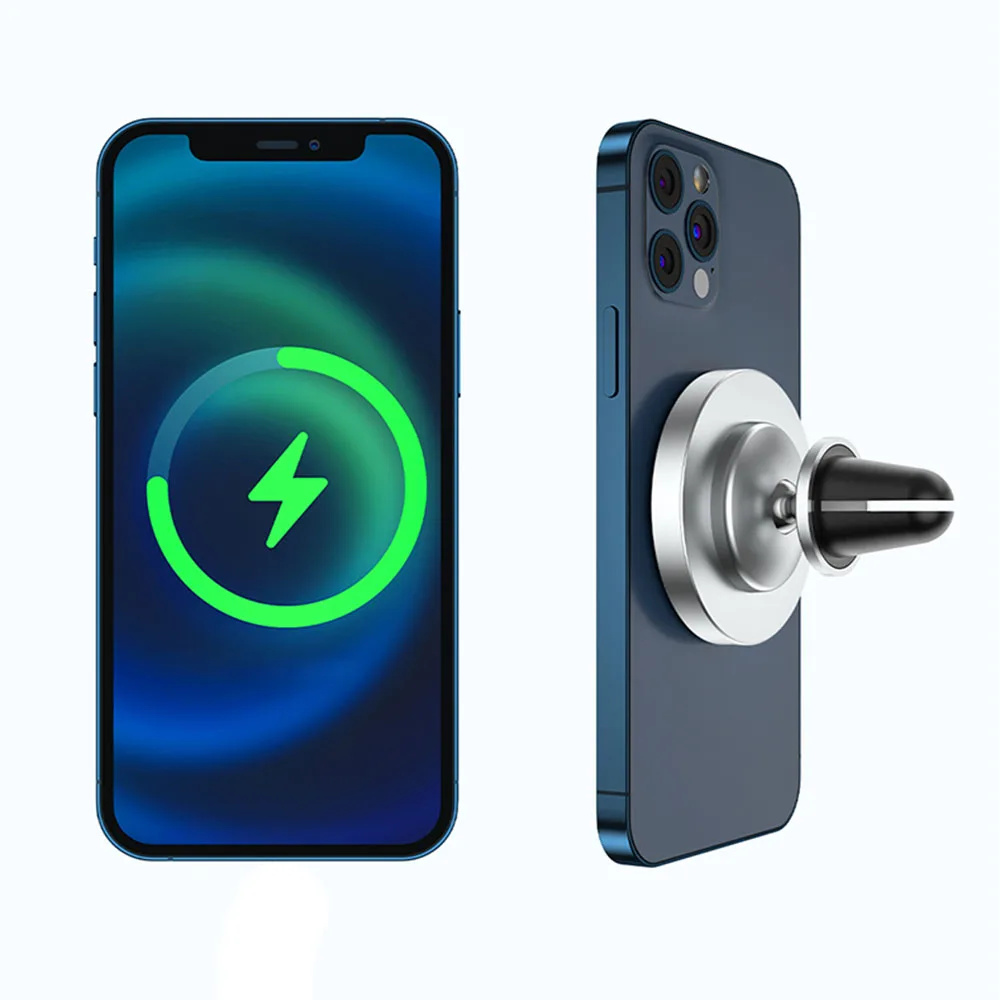 

Wireless Charger 15W Fast Charge For Iphone 12/12 Max/12 mini/12 Pro Max Magnetic Adsorption Magsafe Wireless Charger For Smart