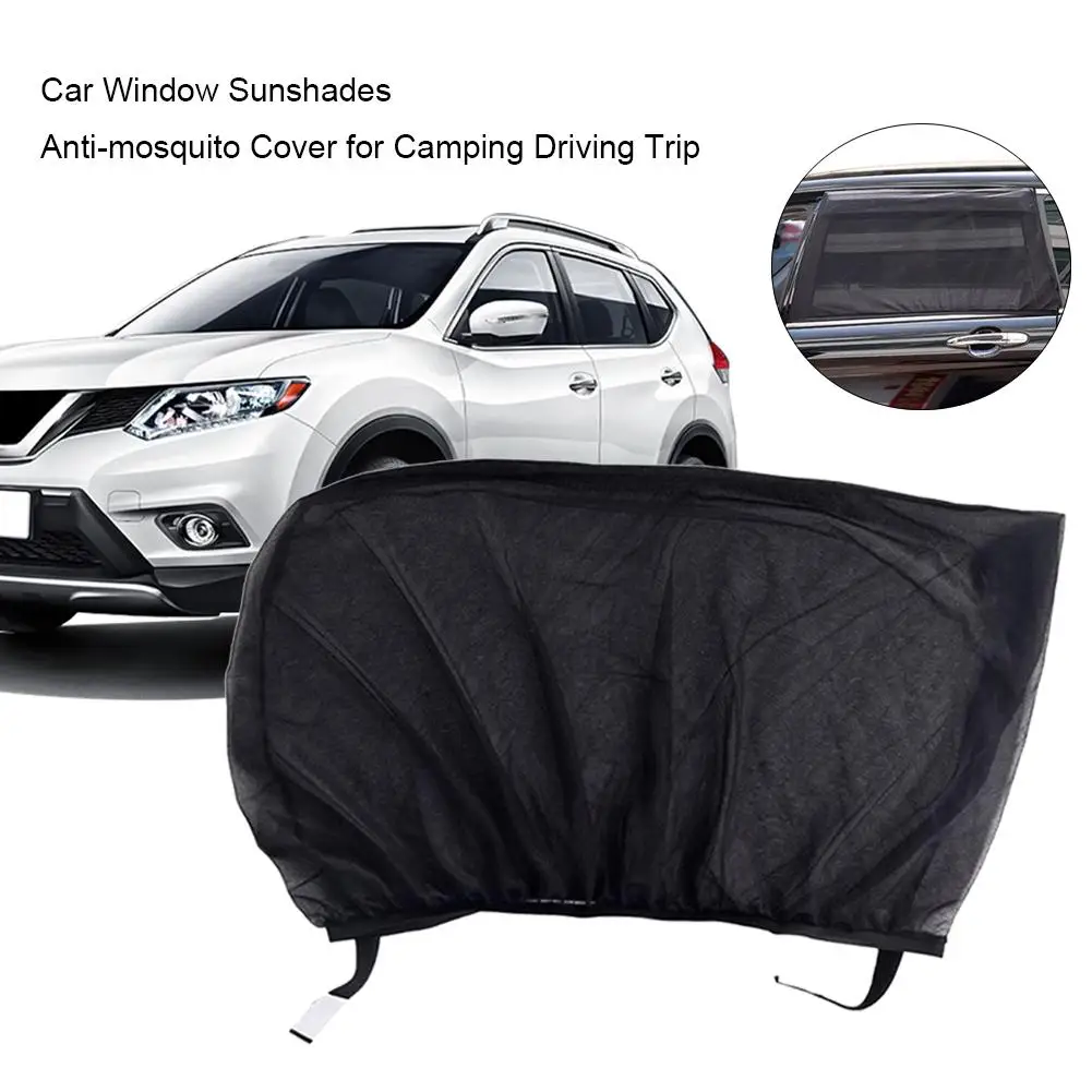 2Pcs Car Sun Shade UV Protection Car Curtain Car Window Sunshade Side Window Mesh Sun Visor Summer Protection Window Film