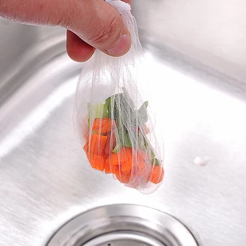 

50pcs Sink Filter Mesh Kitchen Trash Bag Prevent The Sink From Clogging Filter Bag For Bathroom Strainer Rubbish Bag