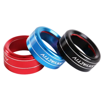 

3 pcs/lot Car Air Conditioning Knob Control Switch Button Car Decorative Ring For Mazda cx-5 Attz Angkeira Styling Moulding