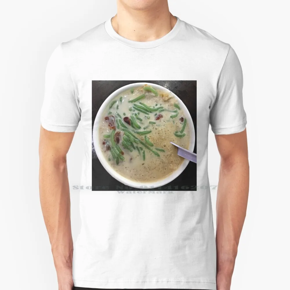 Chendol T Shirt 100% Puro Cotone Cehdol Pandan Dessert Malesi Dessert Dessert Freddi Zucchero Di Palma Penang Chendol