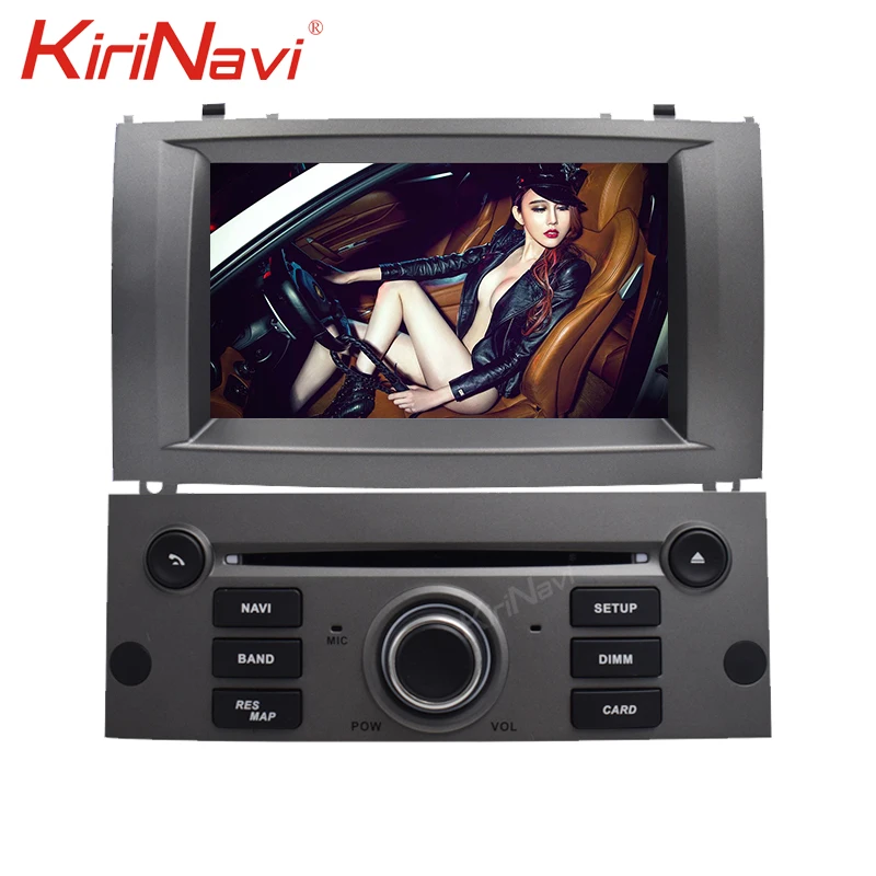 Top KiriNavi 7" HD Touch Display Android 9.0 For Peugeot 407 2004-2009 Car Radio MP4 Audio GPS Navigation Multimedia Players 4