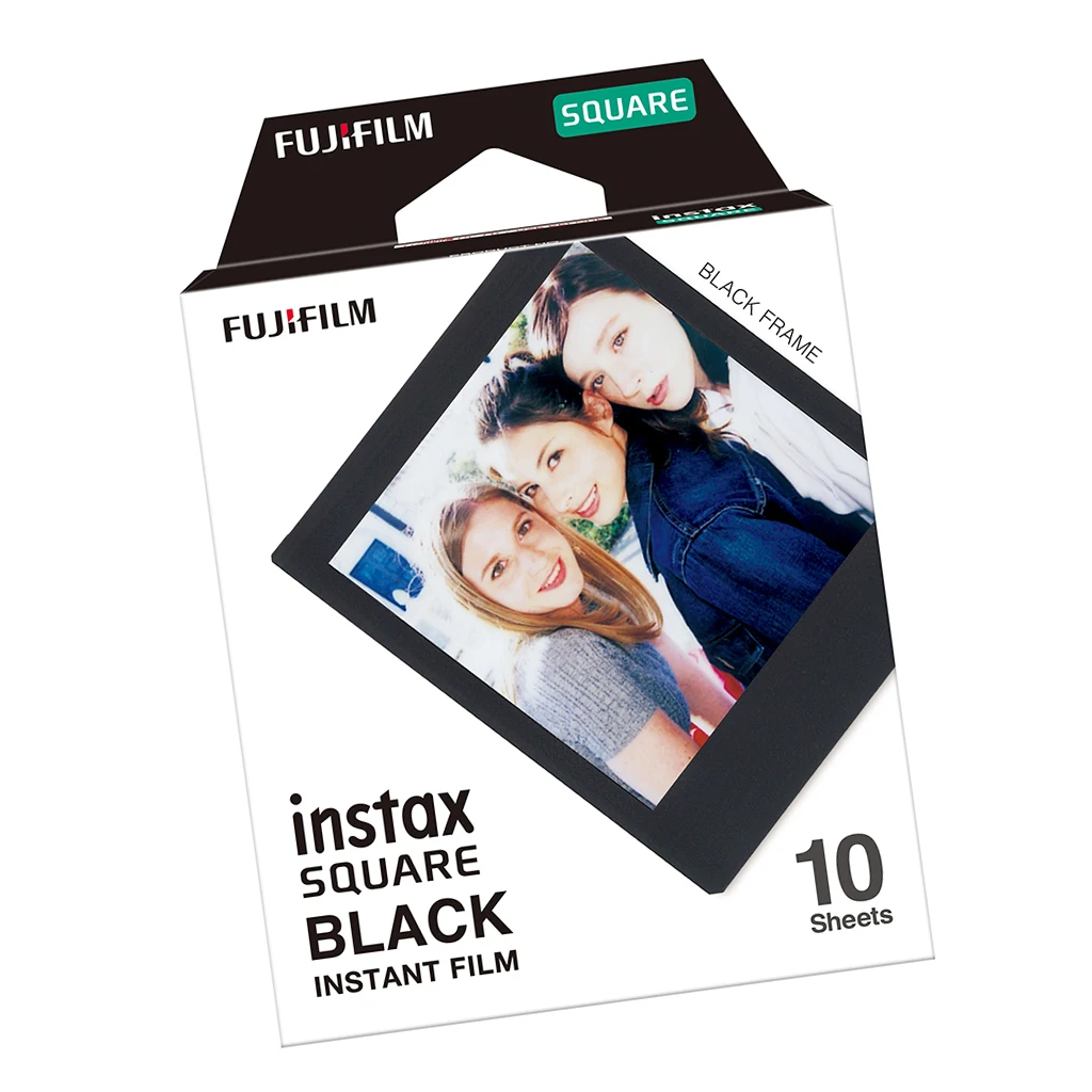 80 листов Fuji Fujifilm Black Edge instax Mini пленка для Fujifilm instax SQUARE SQ20/SQ10/SQ6 SHARE SP-3 SQ принтер фотопленка