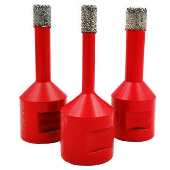 

Diameter 6mm 8mm 10mm Professional Vacuum Brazed Diamond Drilling Bits for Stone M14 Thread Dry Diamond Hole Saw