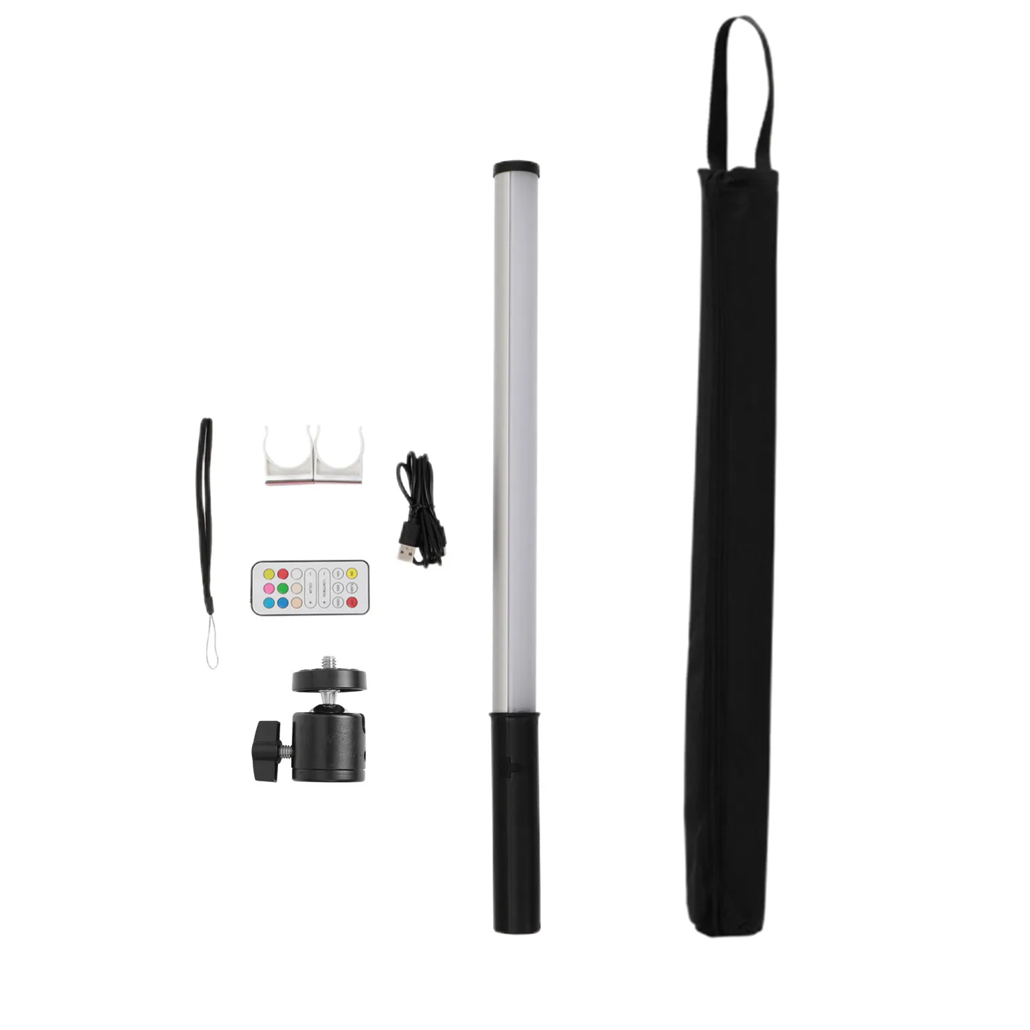 Recarregável Hand-held Rgb Led Luz Varinha Pode Ser Escurecido Foto Selfie Luz de Preenchimento Lâmpada do Telefone para ao ar Livre Vlog Tiktok Youtube 15w - Image 3