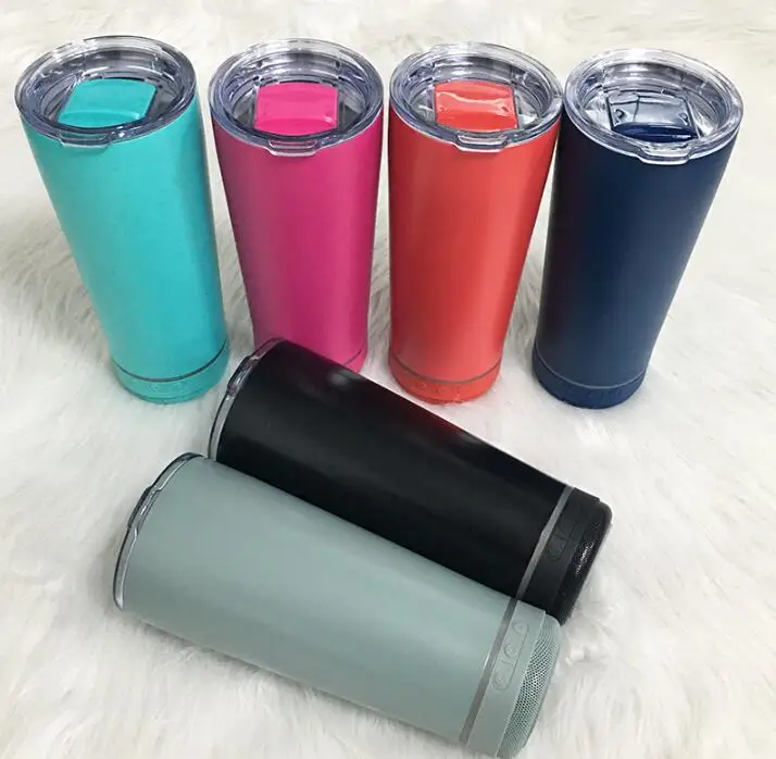 5100pcs 18oz Waterproof Wireless Bluetooth Speaker Music Tumbler