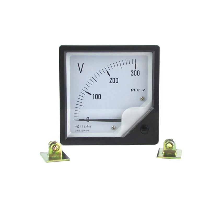 6L2-V AC Analog Voltmeter Head Panel Gauge 50V 100V 250V 300V 450V 500V 750V 10KV/100V 35KV/100V home depot tape measure