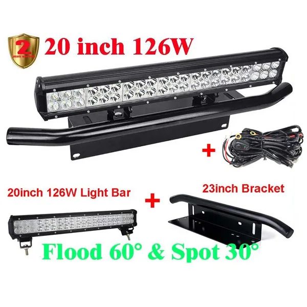 Willpower 12 22 20 Offroad LED Bar Spot Flood Combo 20 inch 126W Lamp  Work Lights for 4x4 Truck SUV ATV Boat Car 4WD 12V 24V - AliExpress