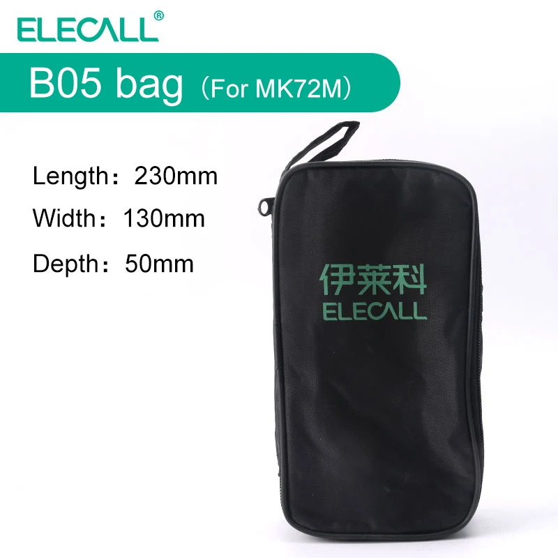 ELECALL сумка для инструментов, поясная сумка, цифровой мультиметр, набор инструментов, черная многофункциональная сумка для инструментов, нейлоновая сумка, ткань Оксфорд - Цвет: XL