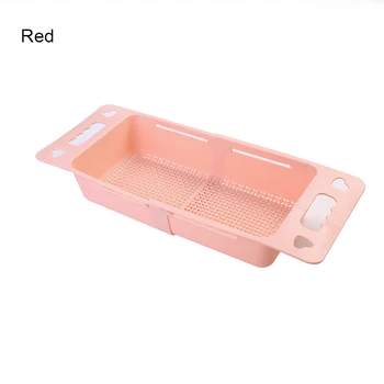 

Over the Sink Colander Strainer Basket Wash Vegetables Fruits Drain Dry Dishes Extendable Kitchen SDF-SHIP