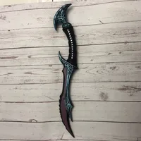 Vyse Scythe 50cm Wow Anti Wizard Elf 1: 1 Weapon Cosplay Game Role Play PU Figure Model Gun Prop Halloween Gift 1