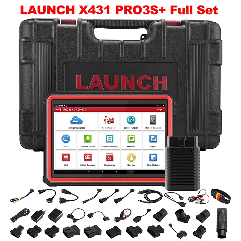 Диагностические инструменты LAUNCH X431 PRO3S + Plus 10 1 дюйма | Автомобили и мотоциклы