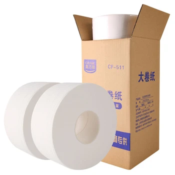 

White Large Roll Paper Toilet Paper Household Natural Tissue Home Office Large Roll Of Toilet Paper For Hotel Bathroom Tissues
