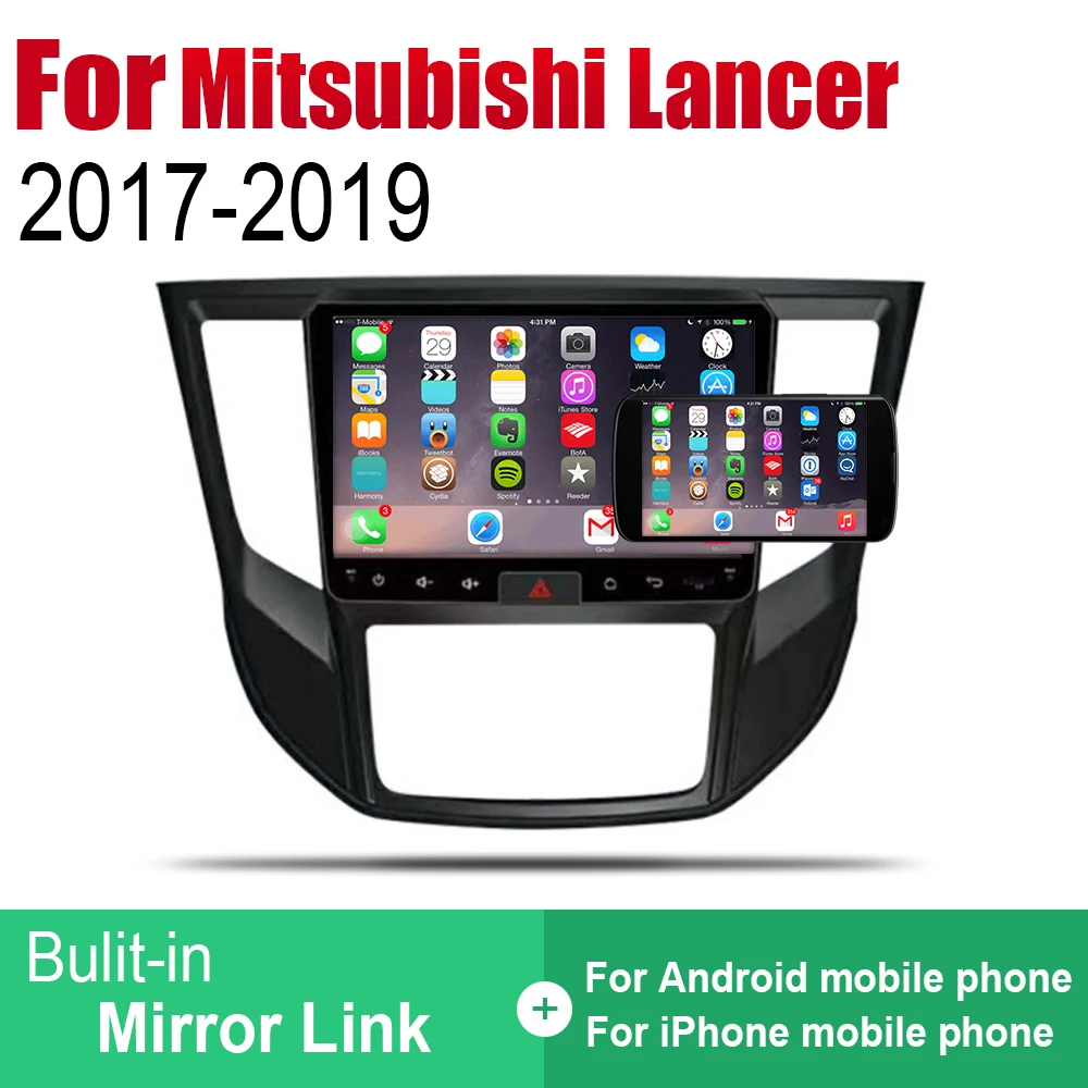 ZaiXi Android 2 Din Авто радио для Mitsubishi Lancer EX Grand Lancer~ Автомобильный мультимедийный плеер gps навигационная система Радио
