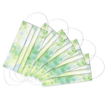 

Face Cover Fashion Adult 10 PC Camouflage Digital Printing Three Layer Protective Breathable Mask mondkapjes wasbaar mondmasker