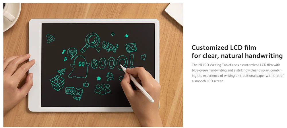 Xiaomi-Tableta de escritura LCD para niños, Tablet de dibujo Digital, almohadillas de escritura a mano, tablero electrónico port