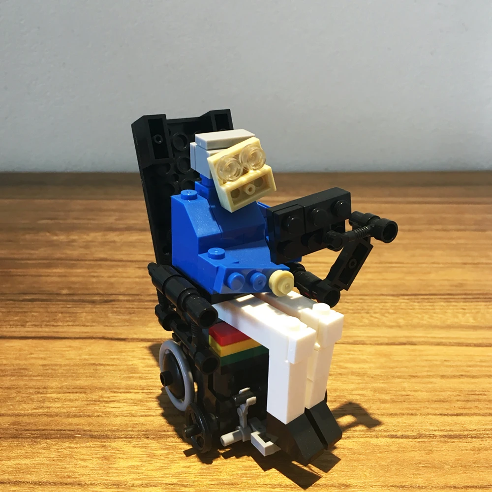 

120+pcs MOC Set DIY Stephen Hawking Mini Figures Creative Collection Educational Model Building Blocks Toys Bricks Bag for Kids