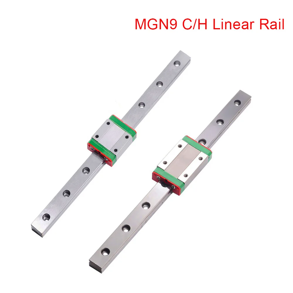 Линейная направляющая MGN9 C/H 100/150/200/250/300/350/400 мм линейная Silde VS MGN12C/H каретки блоков