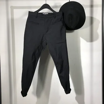 

Owen Seak Men Casual Harem Pants Gothic Men Clothing Cargo High Street Pencil Sweatpants Autumn Preppy Pant Loose Black Pants