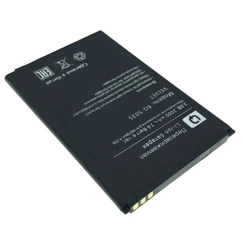 Новый Сменный аккумулятор 2000 мАч BQ 5035 для BQS 5035/BQ бархатные аккумуляторы