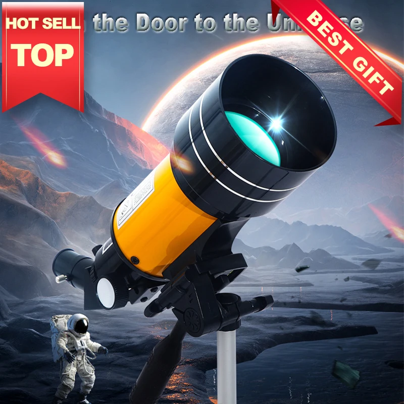 Powerful Astronomical Telescope 150 Times Zoom HD High-Power Portable Tripod Night Vision Deep Space Star View Moon Universe