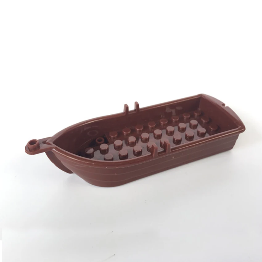 Compatible With Legoings Building Blocks Children's Educational Toys MOC Accessories Brick Park Boat Paddle Lotus DIY Kit (3)