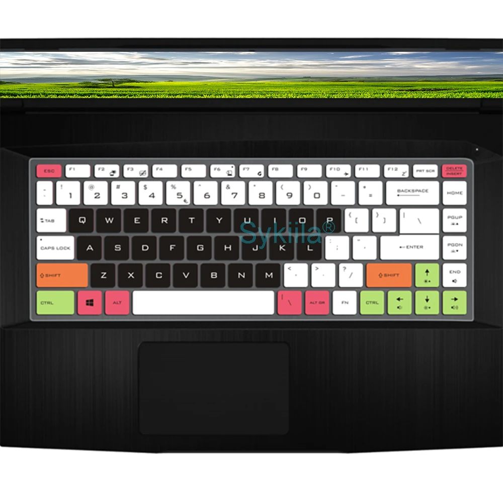 Фото Чехол для клавиатуры MSI GF65, тонкий, GF63, GF75, GF72, GF72VR, GF62, GF62VR, силиконовый защитный чехол, кожаный чехол, аксессуар для игрового ноутбука 17 №5