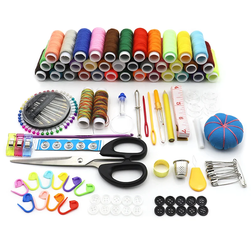 bolsa de viaje duradera bolsa de combinación de agujas de costura Kit de herramientas de costura portátil para costura 