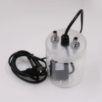 

DIY Integrated Tank Pump Computer Radiator Water Cooler Easy Install USB Connection Office Heat Dissipation Transparent Display