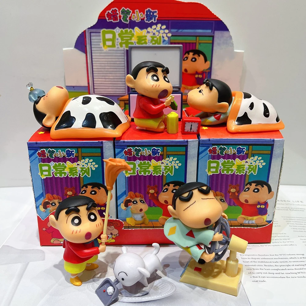 Crayon Shinchan глухая коробка ежедневная серия аниме кавайная лампа Shinnosuke подарок на