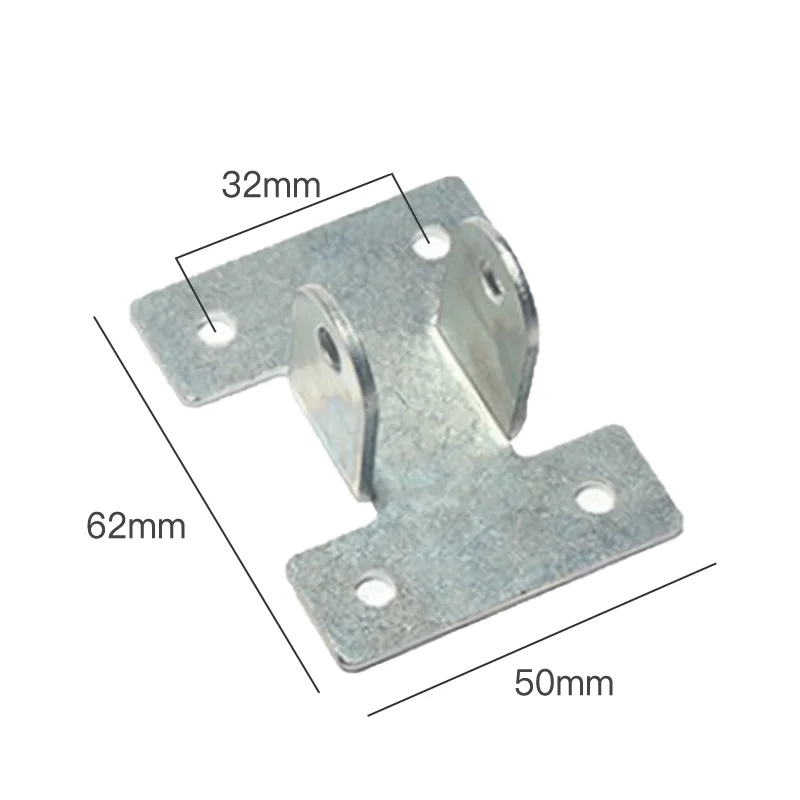 Linear Actuator Bracket 2pcs silver electric Push Rod Motor Heavy Duty Linear Actuator Bracket