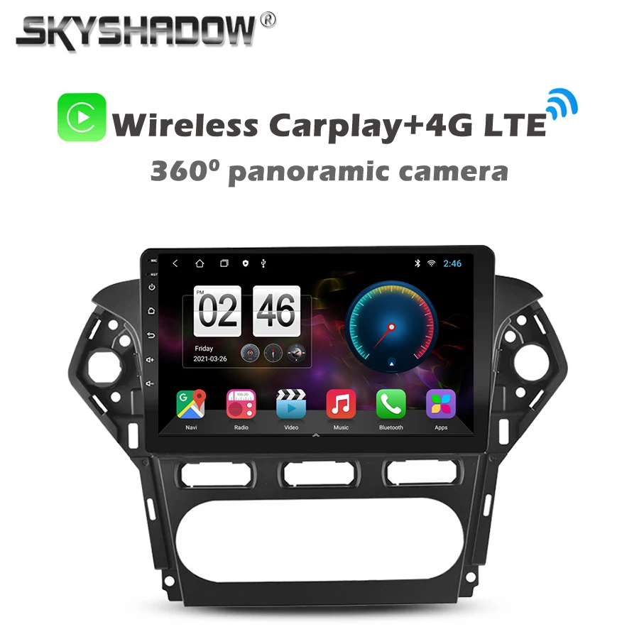HD 1280*720 8G + 128G 8Core DSP Android 11 0 автомобильный DVD-плеер GPS карта WIFI Bluetooth 5 RDS радио для Ford
