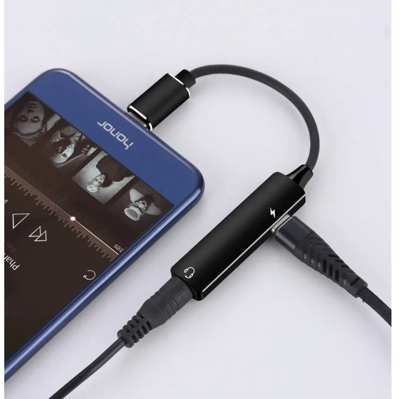 USB C PD Headphone Jack Adapter Type C to 3 5mm Audio Adapter for Aux Stereo Earphones Headset USB Audio Interface
