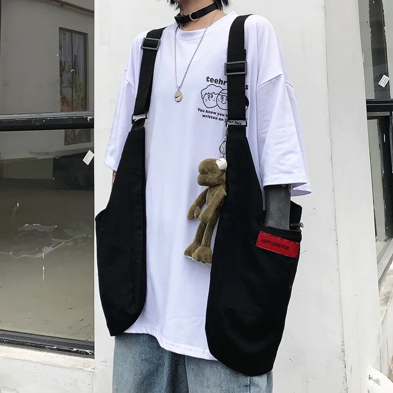Многофункциональный жилет в Корейском стиле Harajuku уличная вместительная сумка