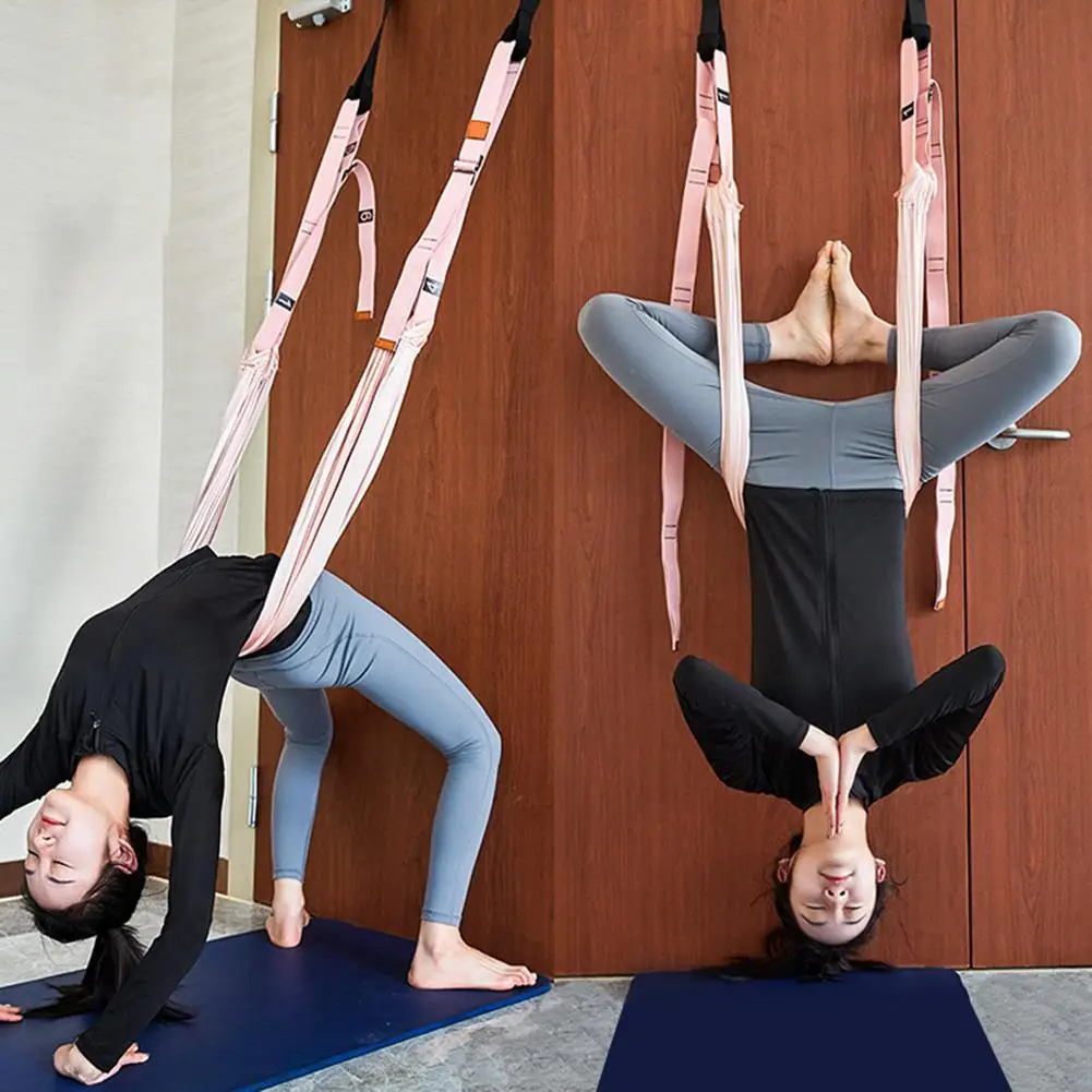 Colgando gimnasio Inversión Yoga Swing aérea Hamaca Camilla Banda Cinturón Salud 