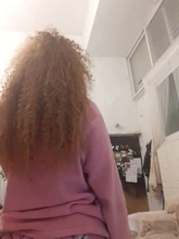 NICESY-extensiones de cabello sintético largo ondulado para mujer, pelo sintético de alta temperatura, color negro, 22 pulgadas, 5 Clips